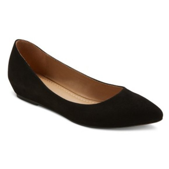 Merona NWT Drew Ballet Flats - Black - Picture 1 of 6